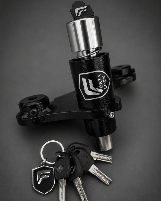 Antifurto FORZALOCK per Voge 368 — Acciaio C45 Made in Italy