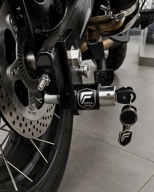 Antifurto FORZALOCK per Voge SRT 600SX Trail — Acciaio C45 Made in Italy
