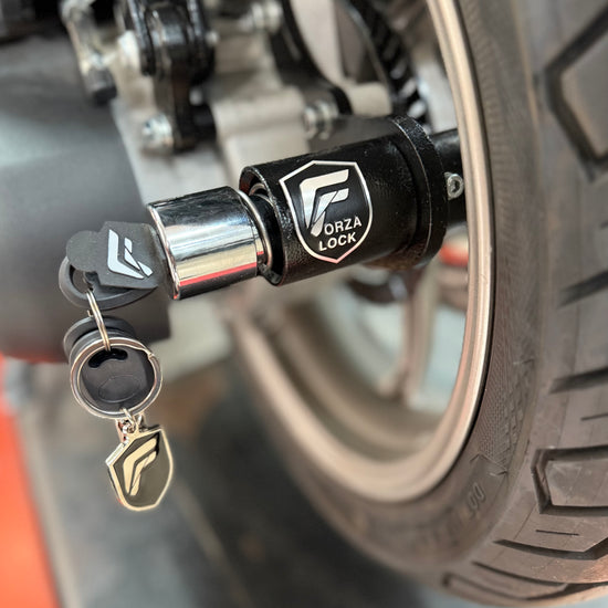 Antifurto Forzalock installato su Morbidelli SC 125 LX