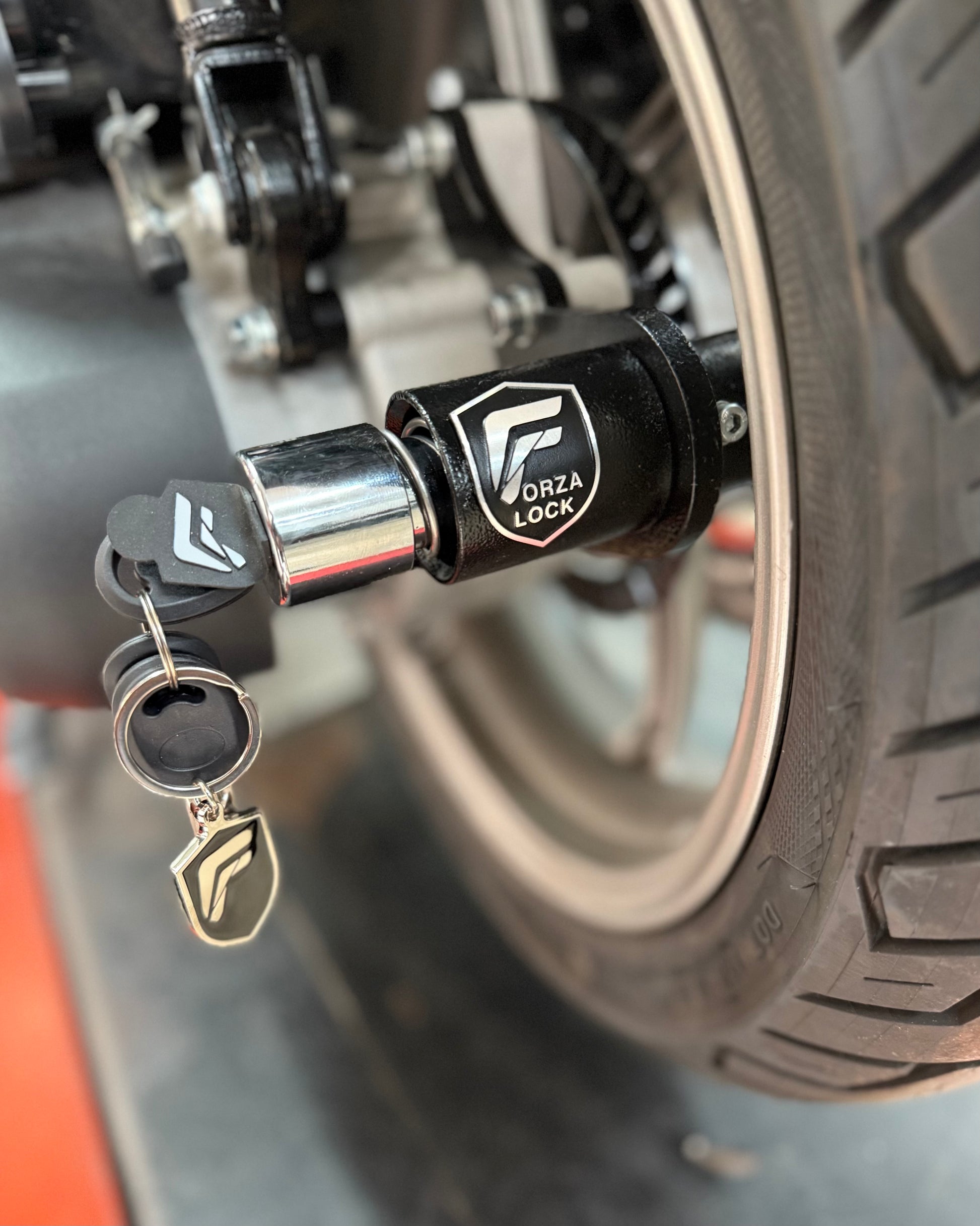 Antifurto Forzalock installato su Morbidelli SC 125 LX