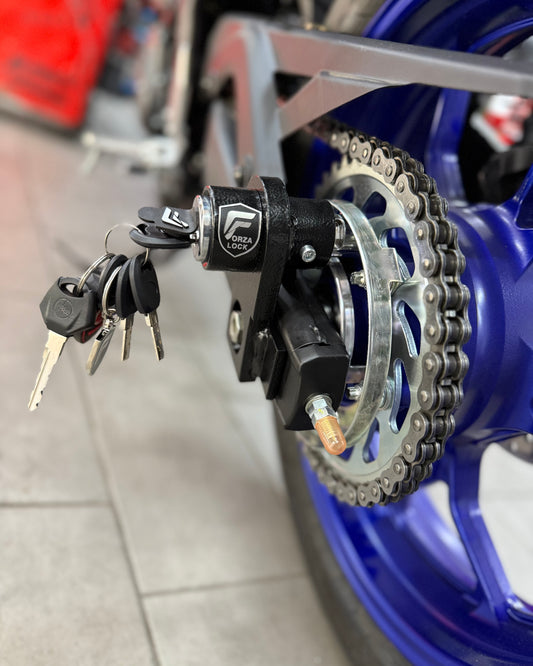 Antifurto Forzalock installato su Yamaha MT-03